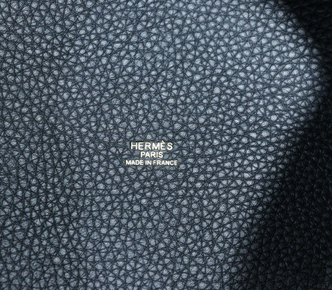 Hermès（爱马仕）Picotin 菜篮子 黑色 Togo小牛皮 全手缝 金扣 18cm