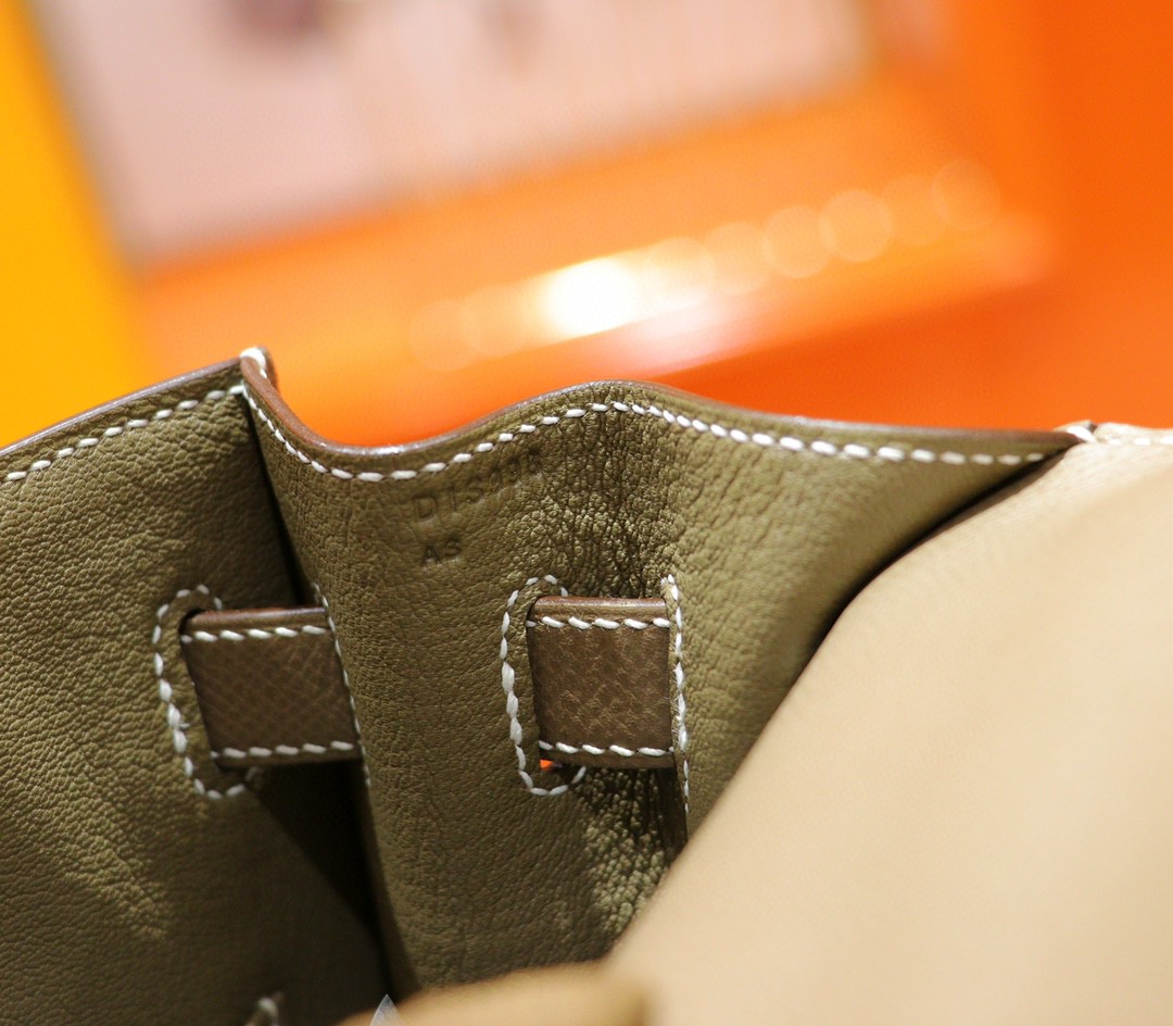 Hermès（爱马仕）Kelly 凯莉包 大象灰 Epsom 全手缝 银扣 32cm