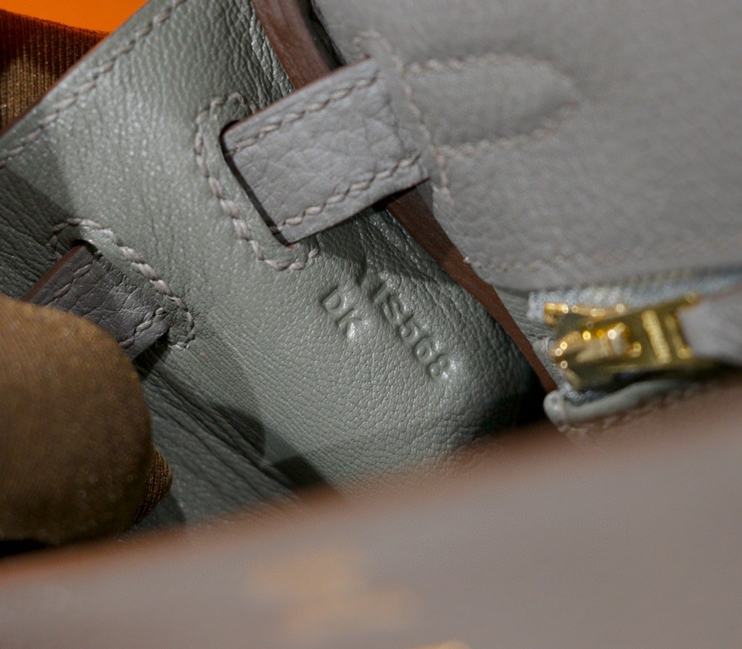 Hermès（爱马仕）Kelly 凯莉包 锡器灰 togo 全手缝 小牛皮 金扣 25cm