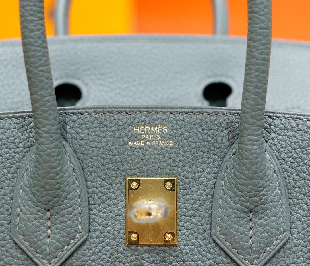 Hermès（爱马仕）Birkin 铂金包 杏仁绿 Togo 全手缝 金扣 25cm
