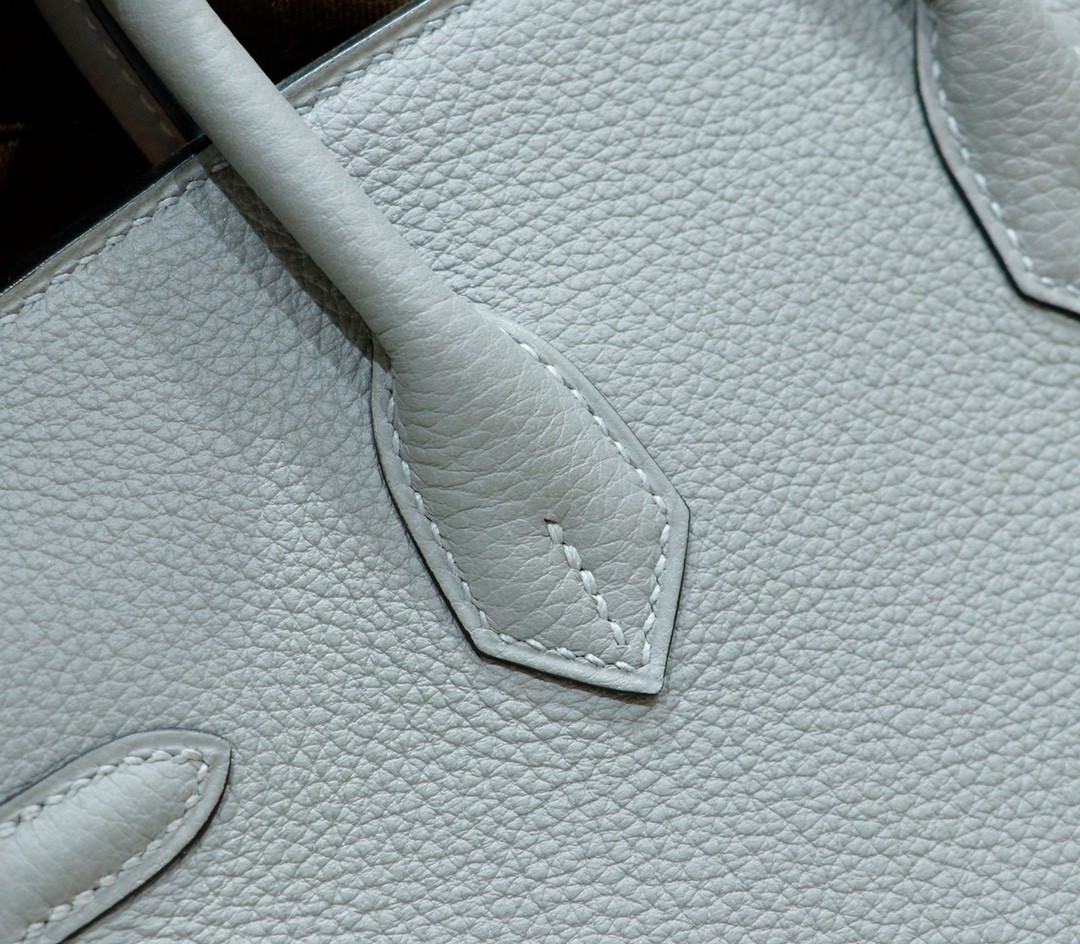 Hermès（爱马仕）Birkin 铂金包 海鸥灰 togo 小牛皮 全手缝 金扣 25cm