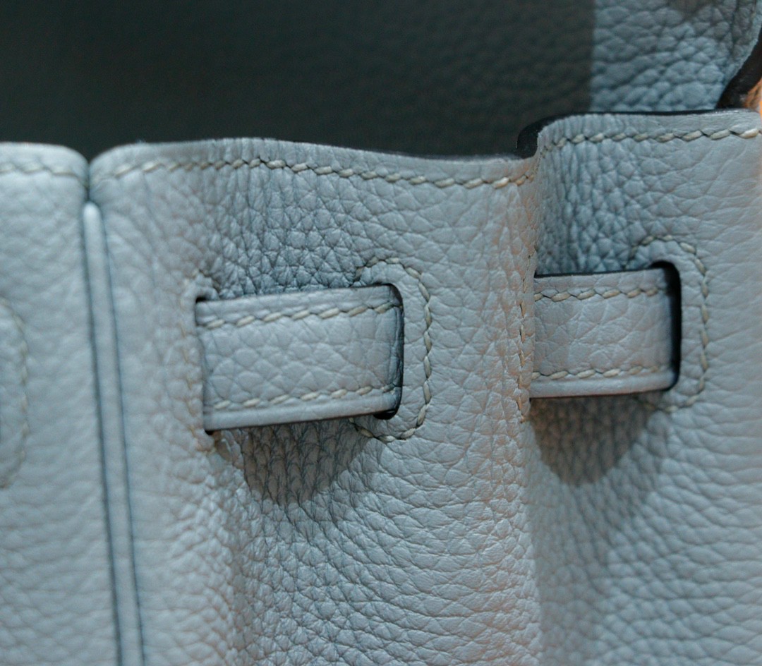 Hermès（爱马仕）Kelly 凯莉包 天青色 togo 全手缝 小牛皮 金扣 25cm