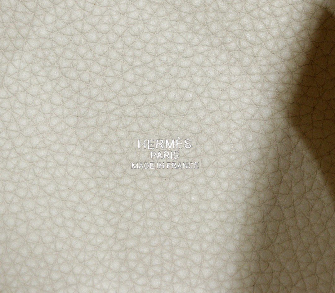 Hermès（爱马仕）Picotin 菜篮子 奶昔白 togo 全手缝 小牛皮 银扣 18cm