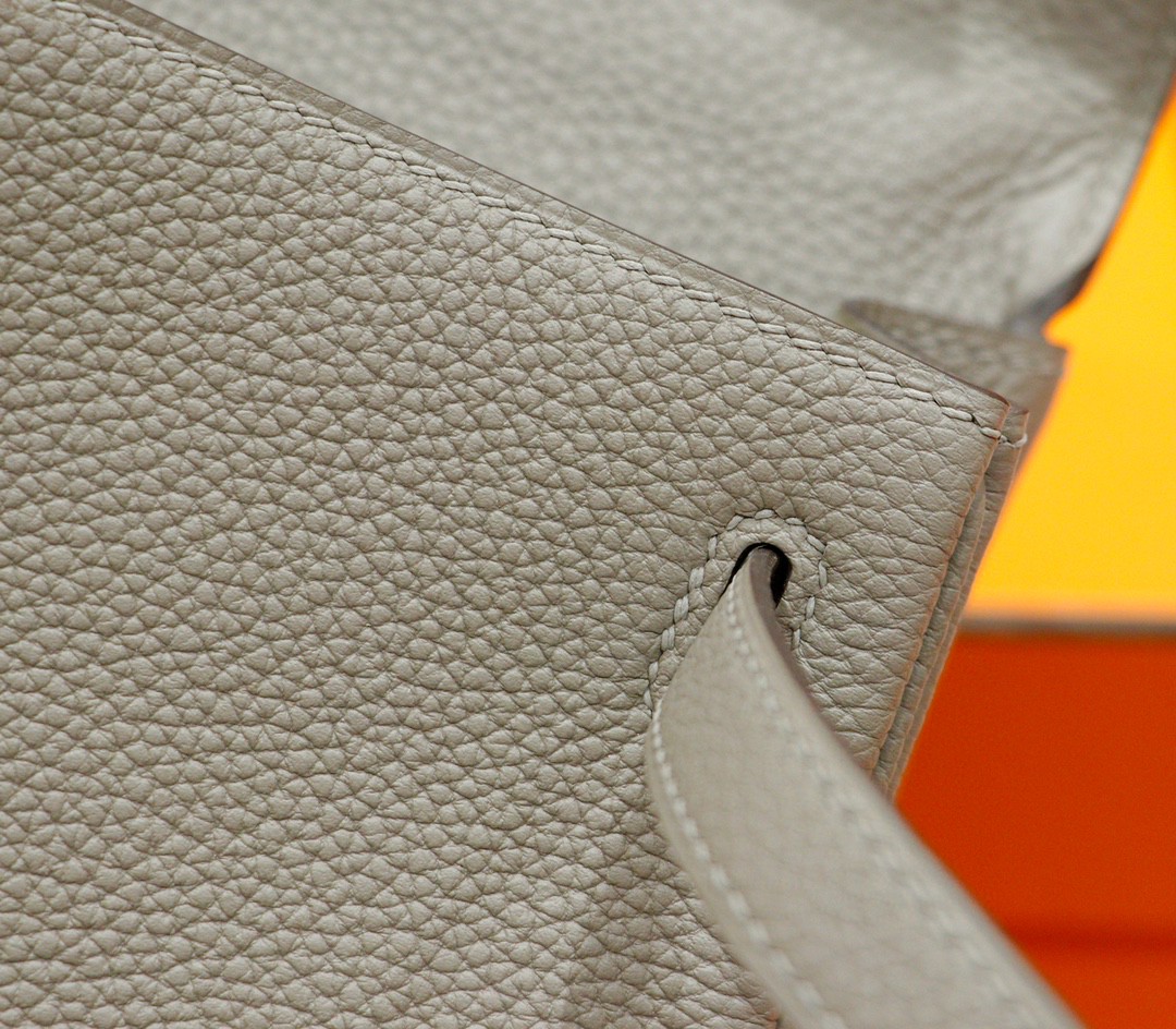 Hermès（爱马仕）Kelly 凯莉包 沥青灰 togo 全手缝 小牛皮 金扣 25cm
