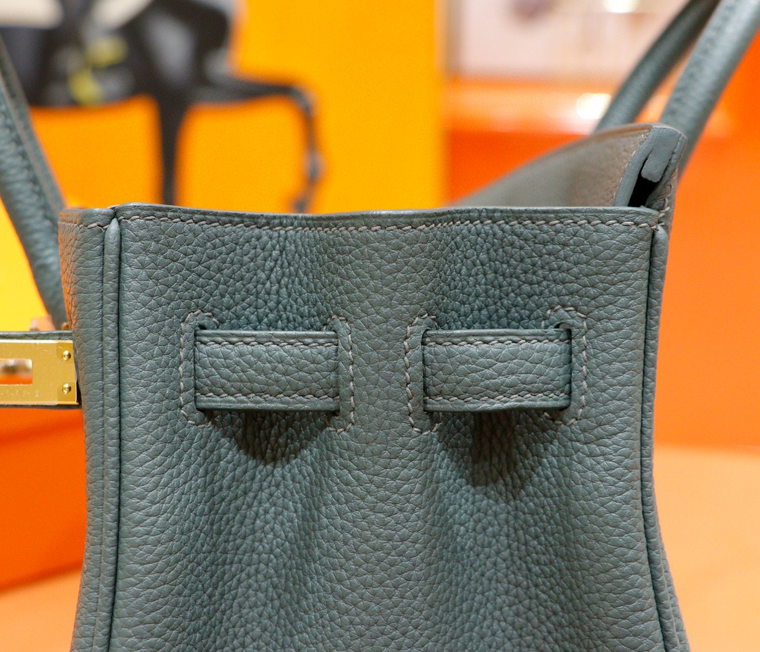 Hermès（爱马仕）Birkin 铂金包 杏仁绿 Togo 全手缝 金扣 25cm