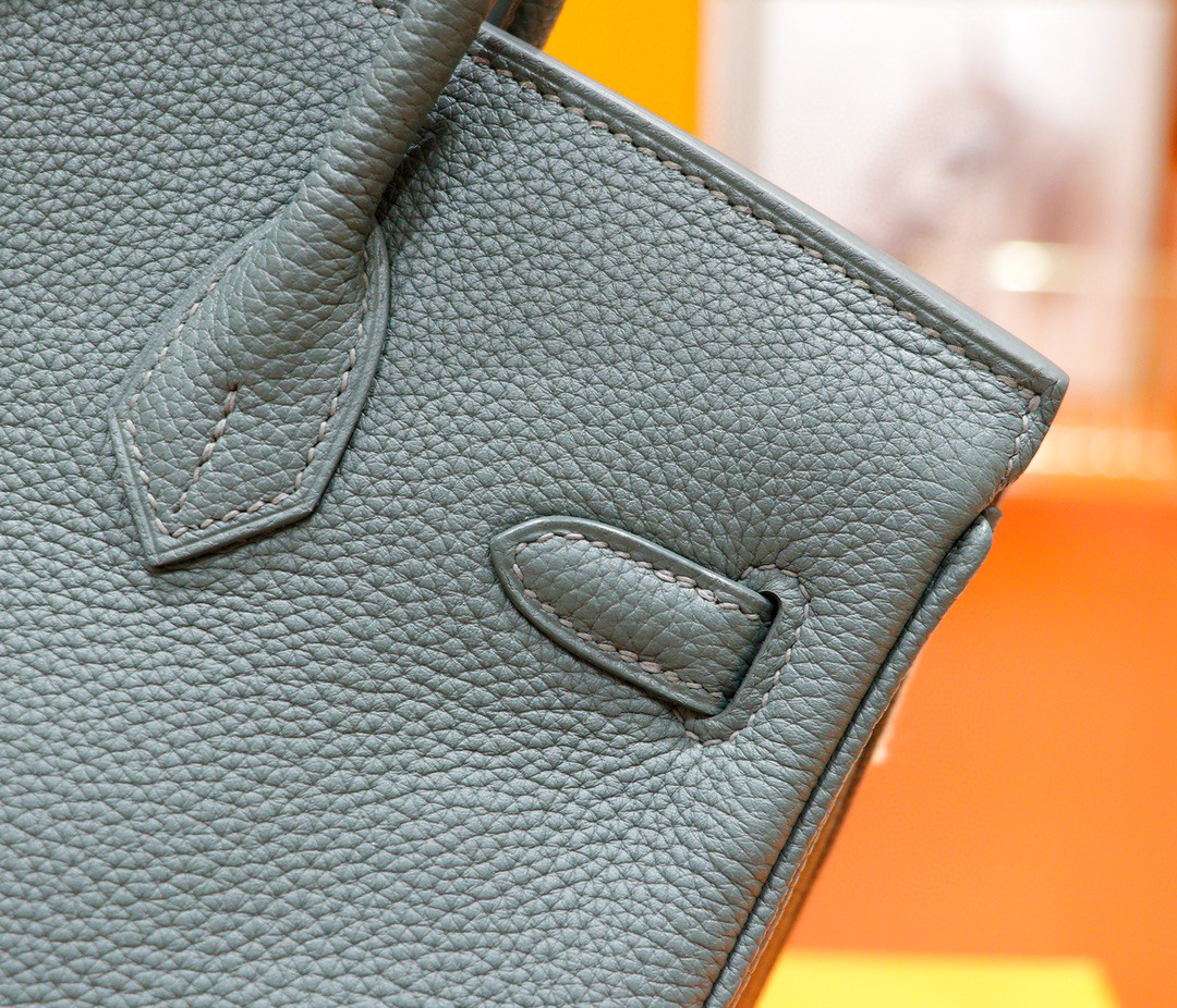 Hermès（爱马仕）Birkin 铂金包 杏仁绿 Togo 全手缝 金扣 25cm