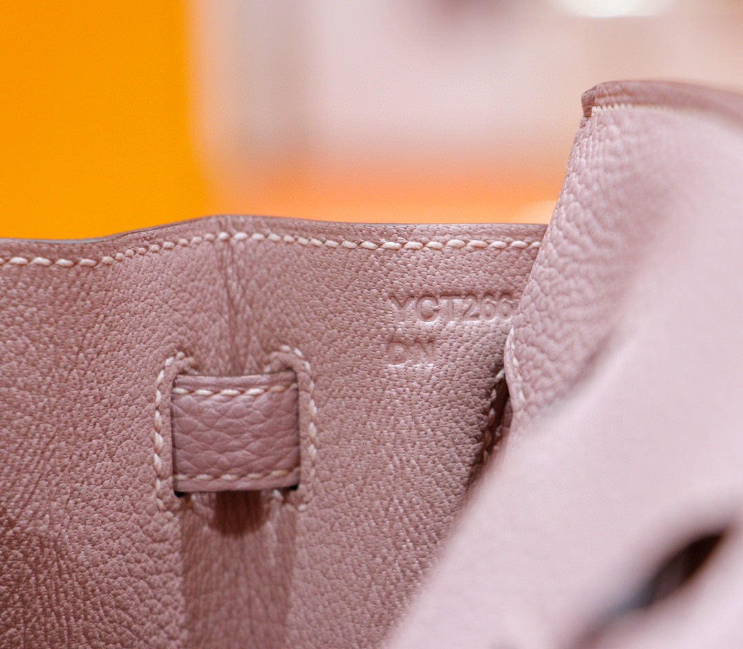 Hermès（爱马仕）Birkin 铂金包 紫藤色 Togo小牛皮 全手缝 银扣 25cm
