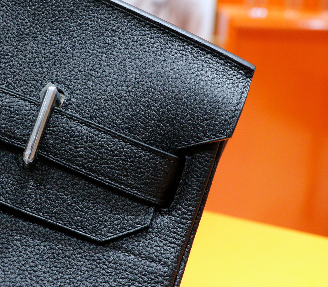 Hermès（爱马仕）Birkin 铂金包 黑色 Togo 全手缝 银扣 42cm