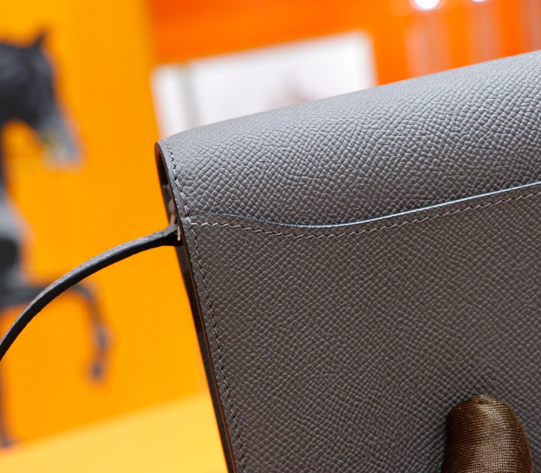 Hermès（爱马仕）Constance ToGo 锡器灰 Epsom 全手缝 银扣