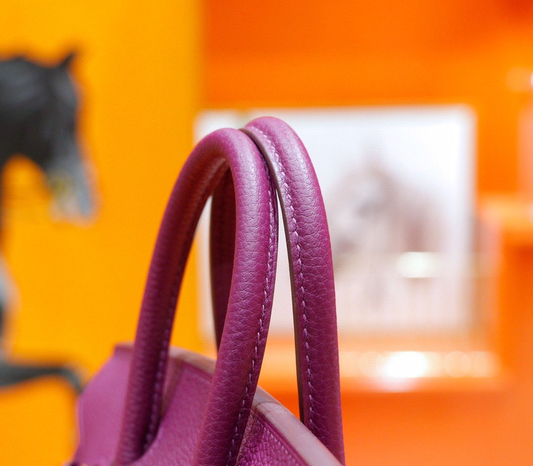 Hermès（爱马仕）Birkin 铂金包 海葵紫 Togo 全手缝 金扣 25cm