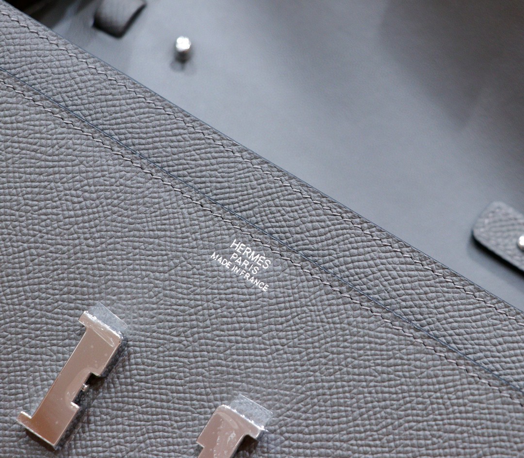 Hermès（爱马仕）Constance ToGo 锡器灰 Epsom 全手缝 银扣