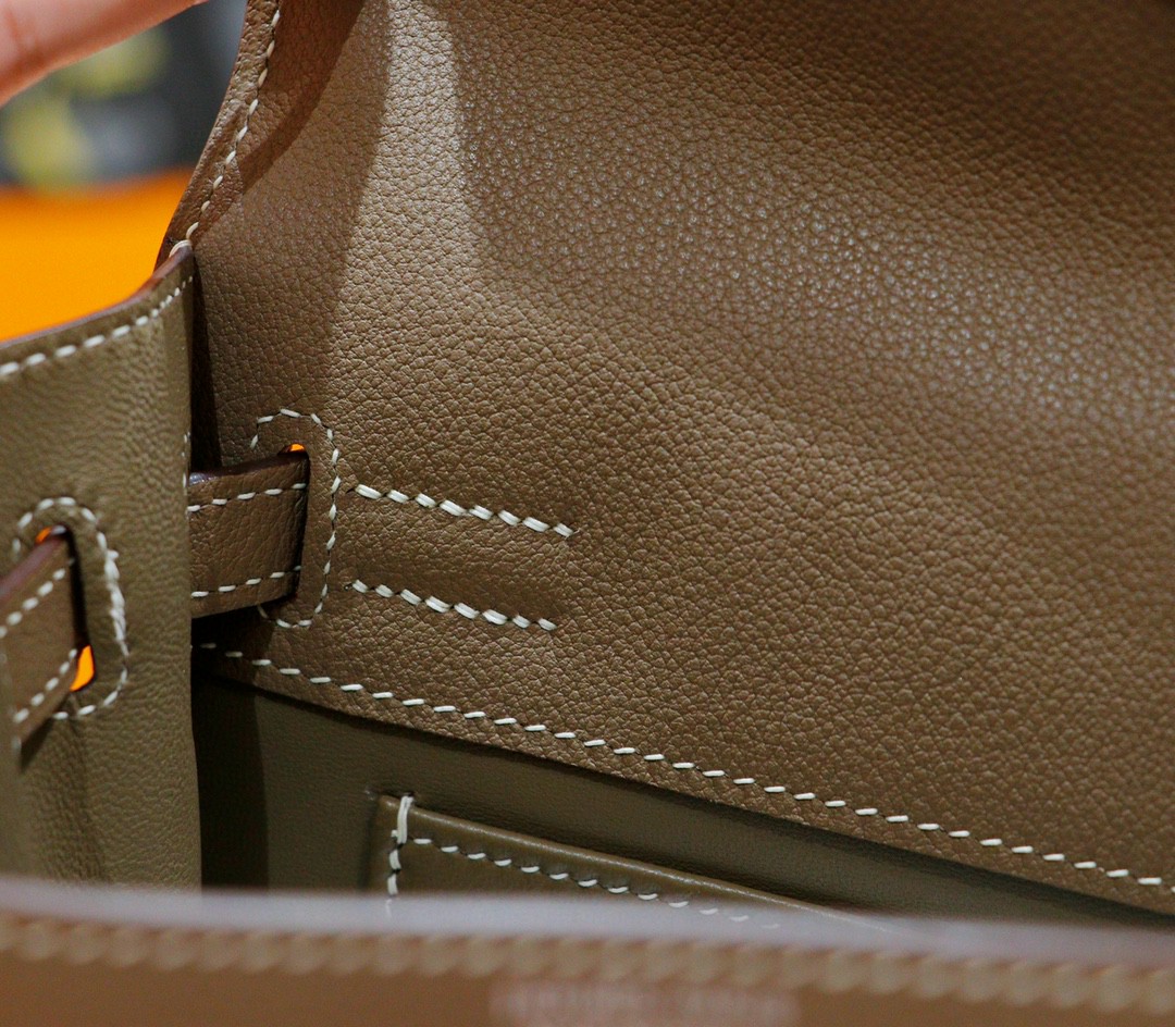 Hermès（爱马仕）Kelly danse 跳舞包 大象灰 Evercolor 全手缝 银扣