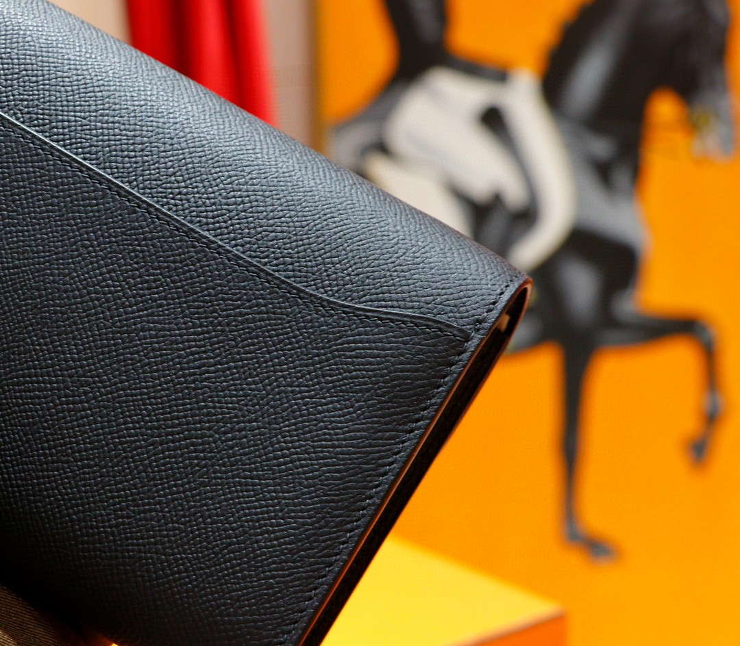 Hermès（爱马仕）Constance ToGo 黑色 Epsom 全手缝 金扣