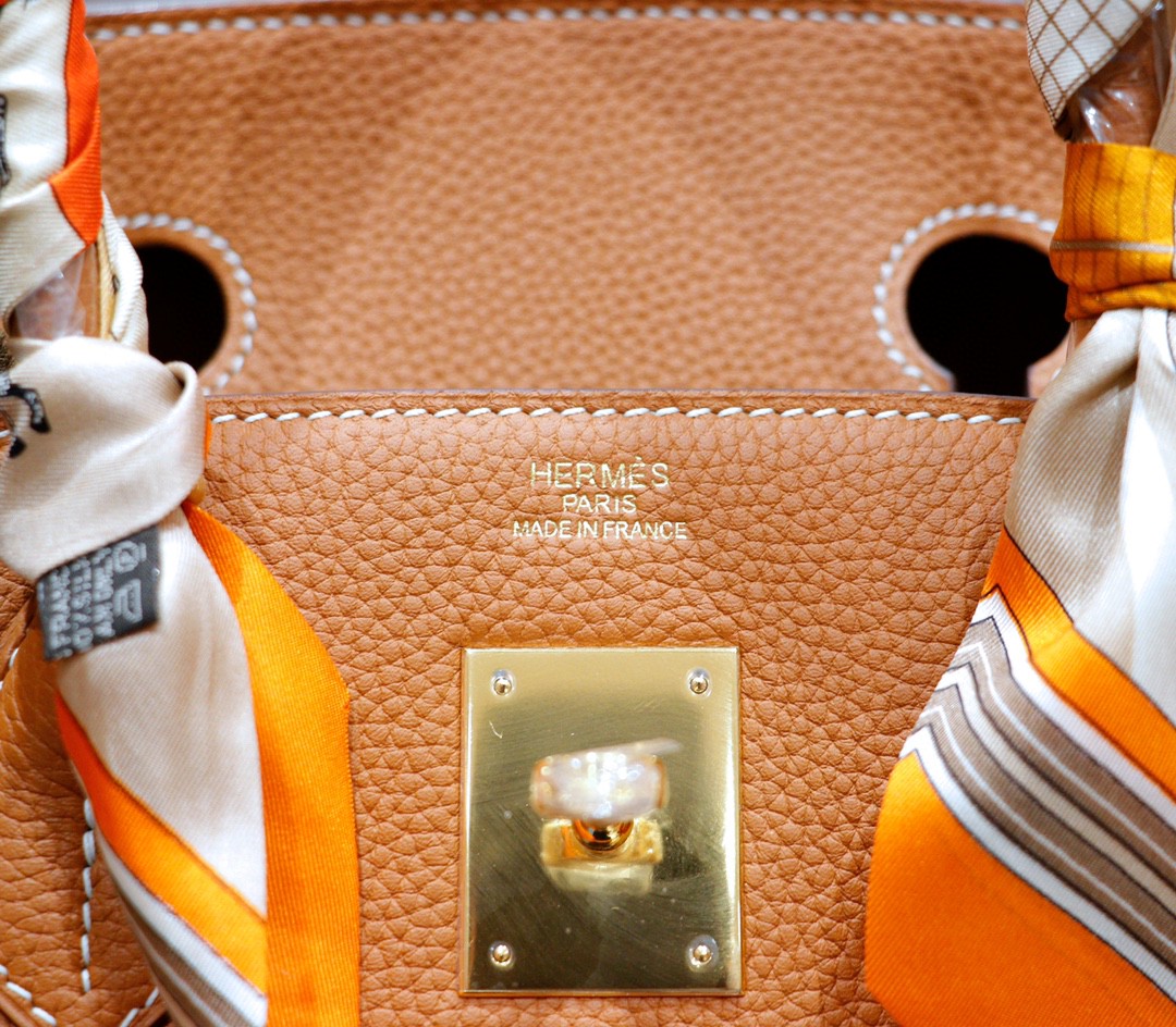 Hermès（爱马仕）Birkin 铂金包 金棕 Togo 全手缝 金扣 30cm