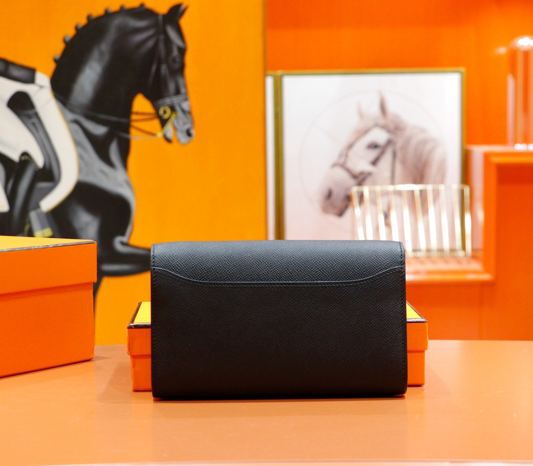 Hermès（爱马仕）Constance ToGo 黑色 Epsom 全手缝 金扣