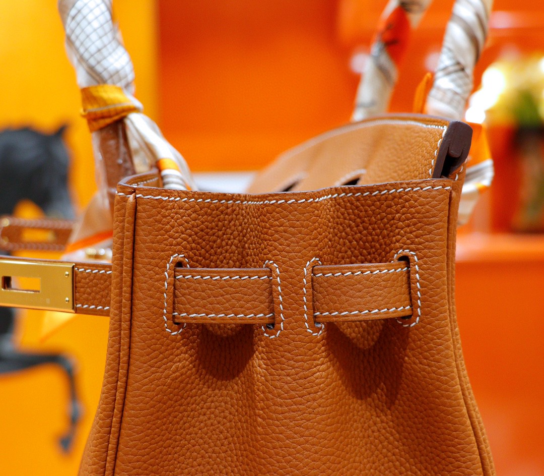 Hermès（爱马仕）Birkin 铂金包 金棕 Togo 全手缝 金扣 30cm