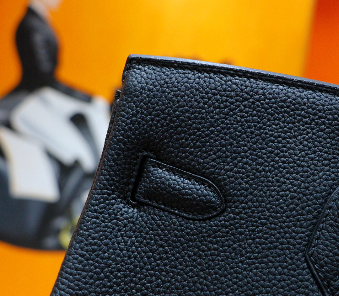 Hermès（爱马仕）Birkin 铂金包 黑色 Togo 全手缝 银扣 35cm