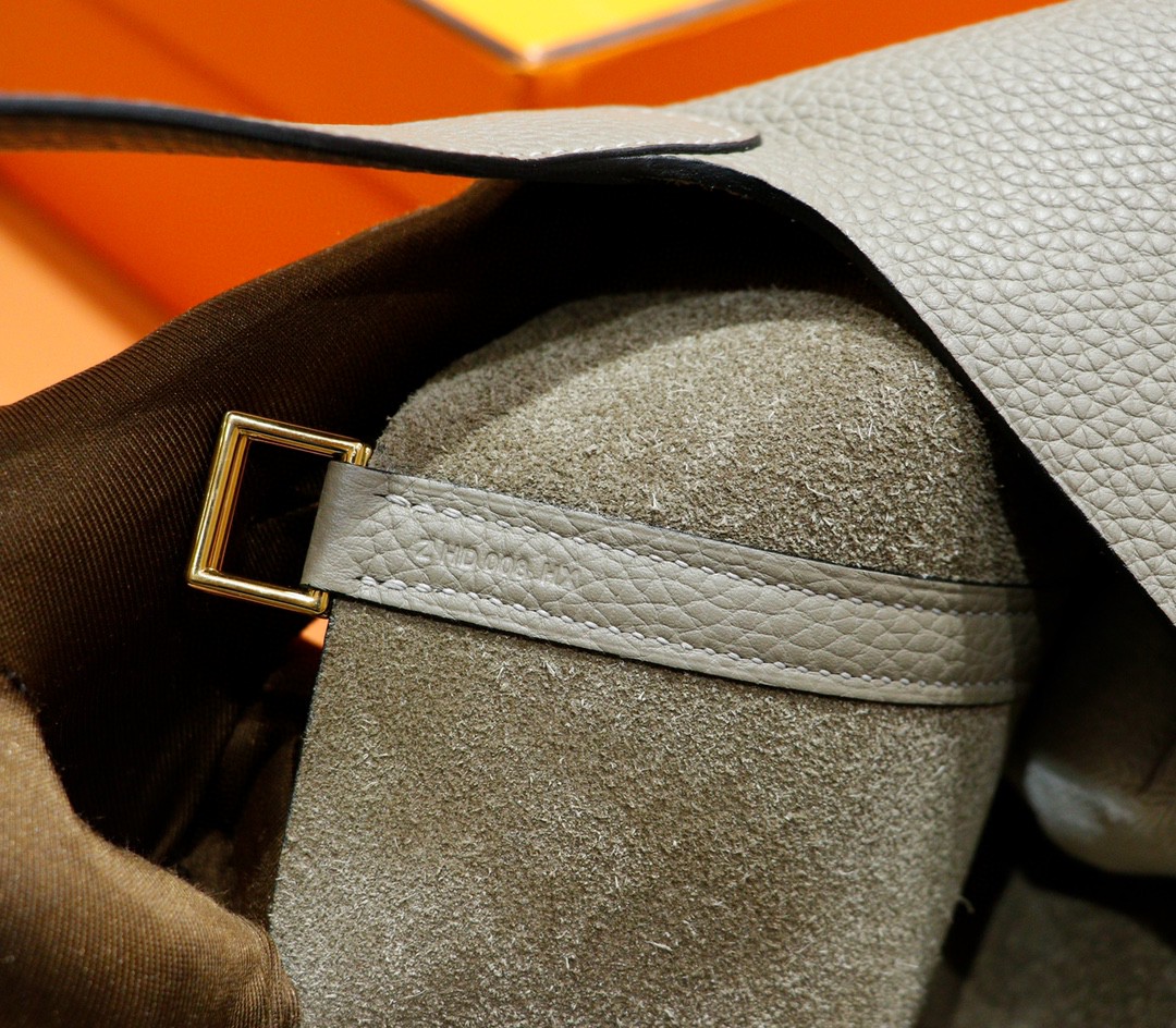 Hermès（爱马仕）Picotin 菜篮子 沥青灰 Togo 全手缝 金扣 22cm