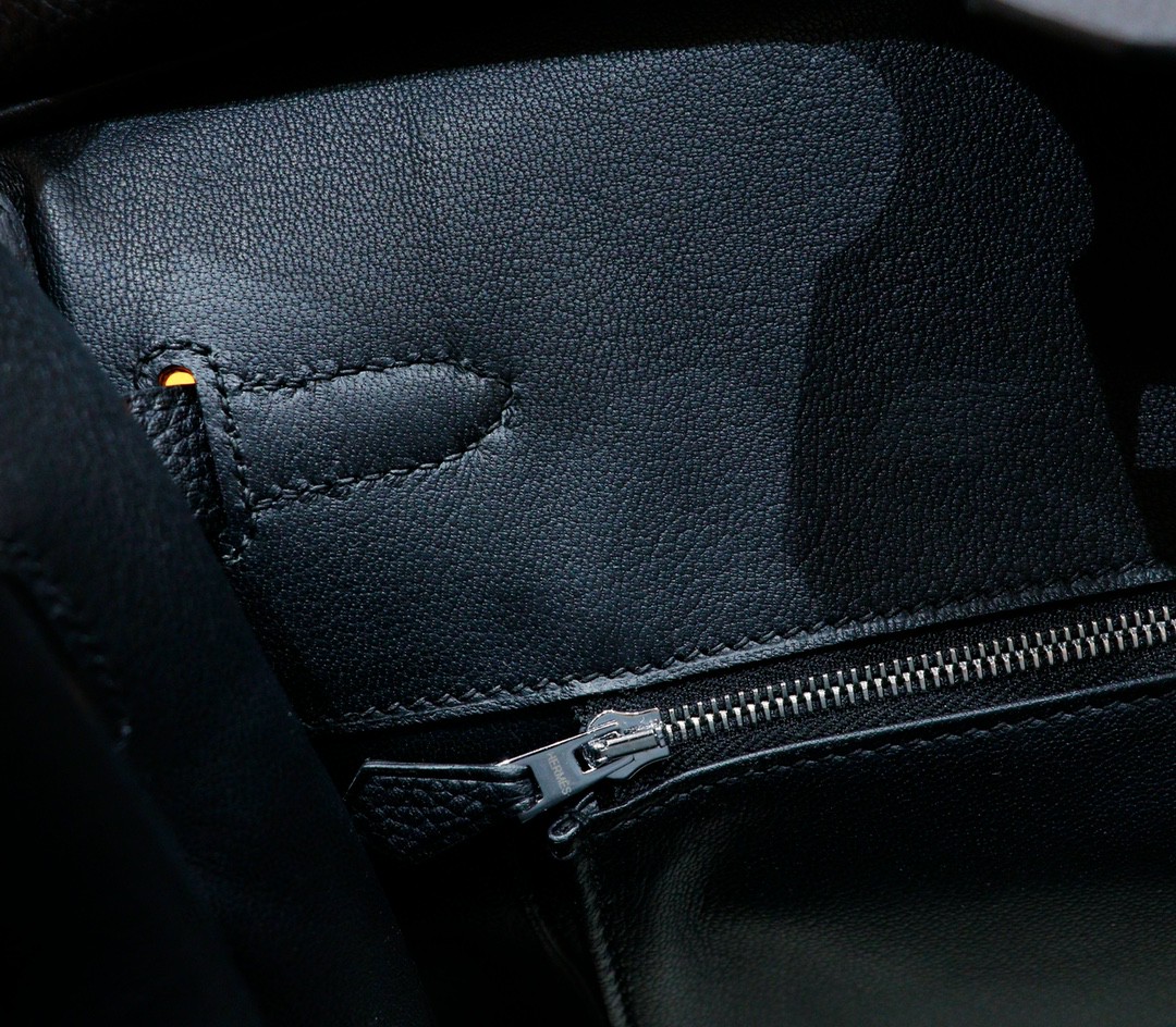 Hermès（爱马仕）Birkin 铂金包 黑色 Togo 全手缝 银扣 35cm