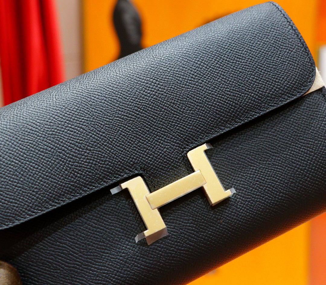 Hermès（爱马仕）Constance ToGo 黑色 Epsom 全手缝 金扣