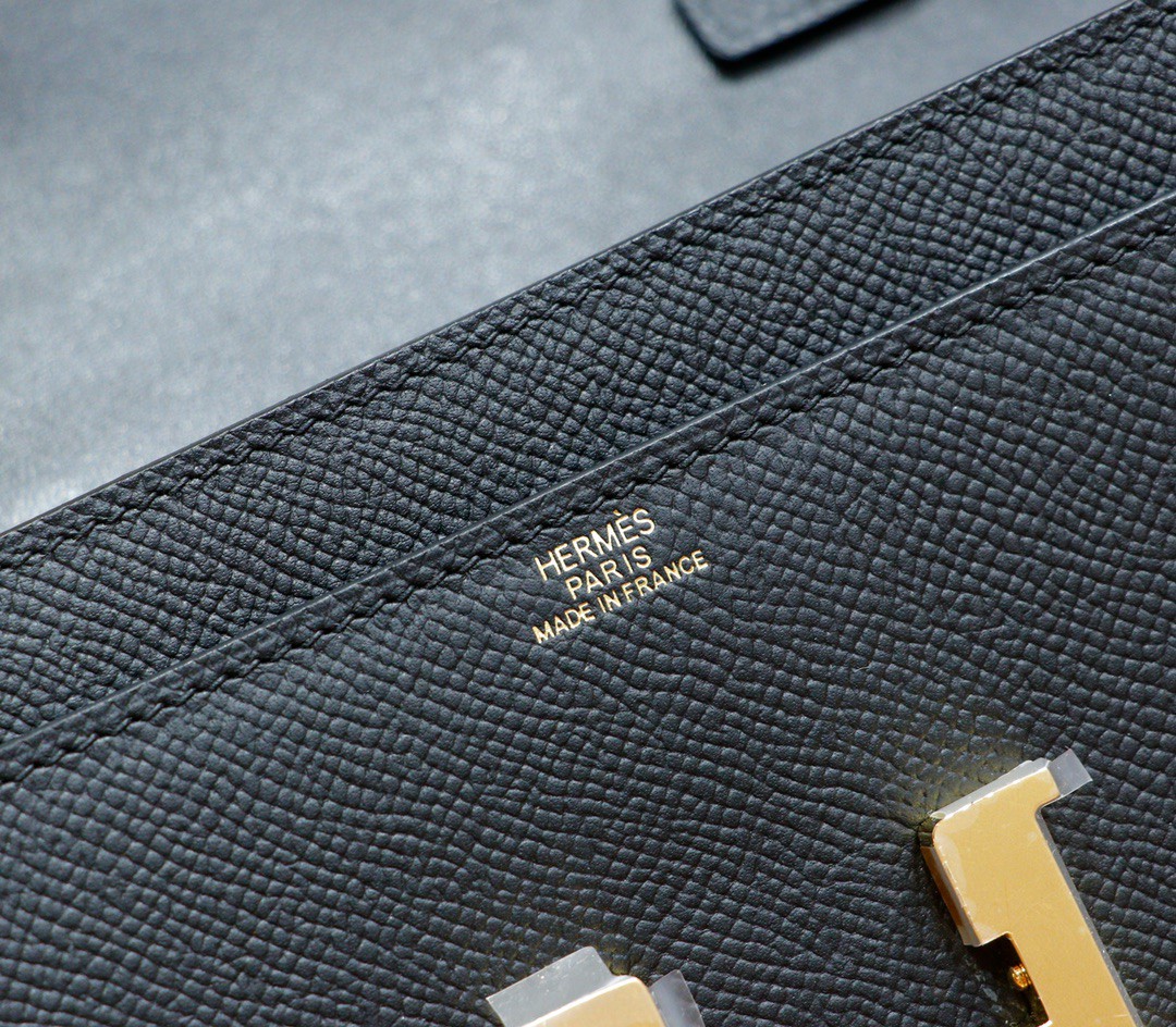 Hermès（爱马仕）Constance ToGo 黑色 Epsom 全手缝 金扣