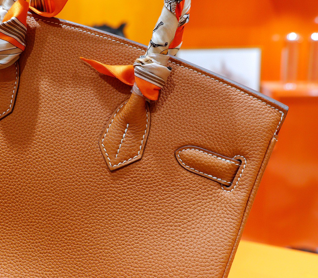 Hermès（爱马仕）Birkin 铂金包 金棕 Togo 全手缝 金扣 30cm