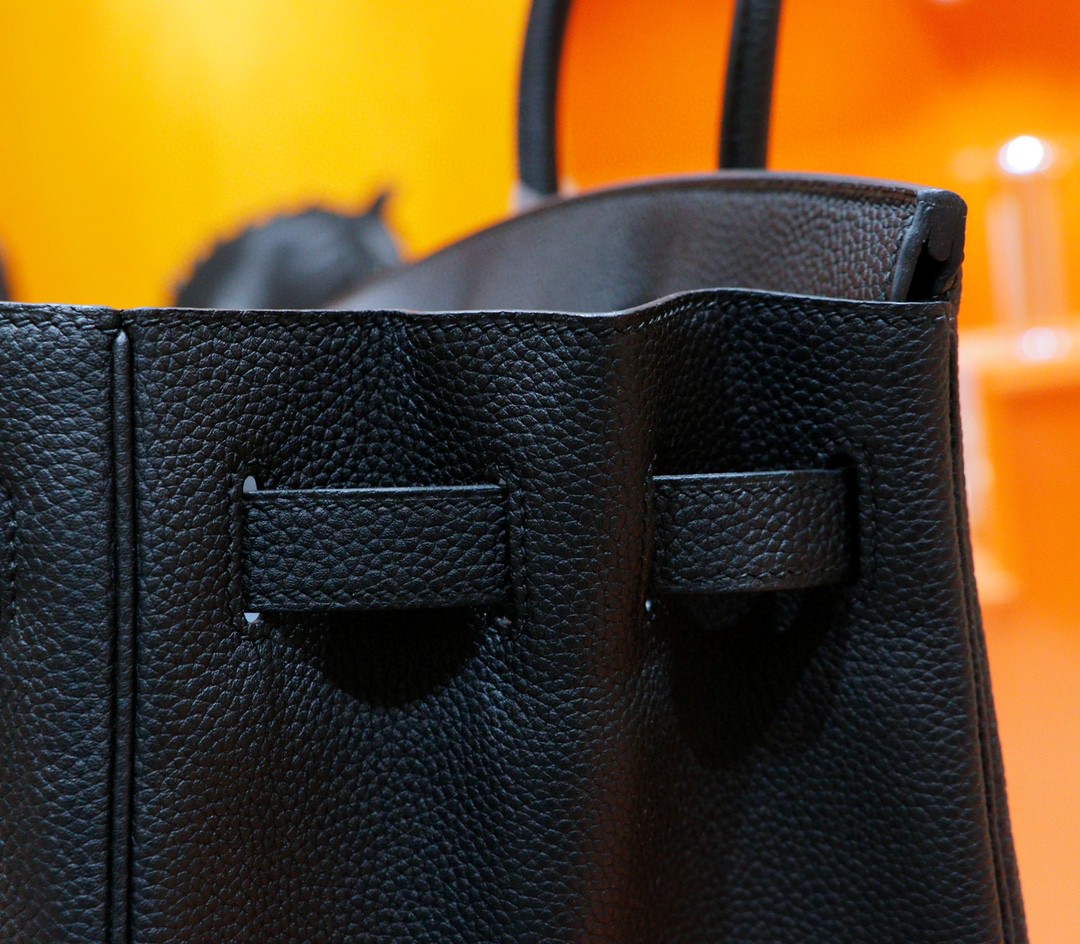Hermès（爱马仕）Birkin 铂金包 黑色 Togo 全手缝 银扣 35cm