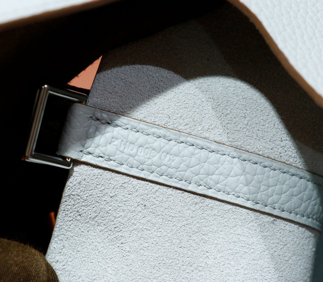 Hermès（爱马仕）Picotin 菜篮子 珍珠灰 Togo 银扣 18cm 全手缝
