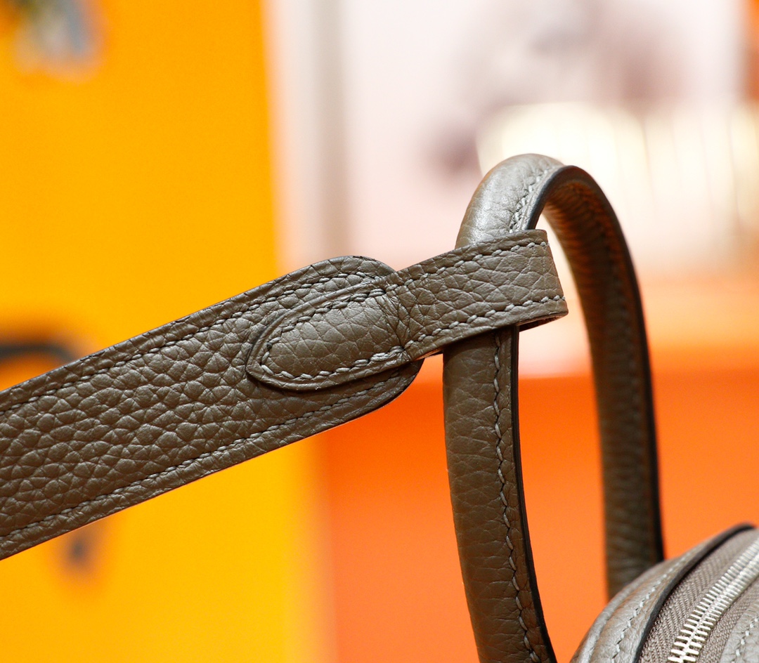 Hermès（爱马仕）Mini Lindy 迷你琳迪包 锡器灰 Togo 全手缝 银扣 20cm