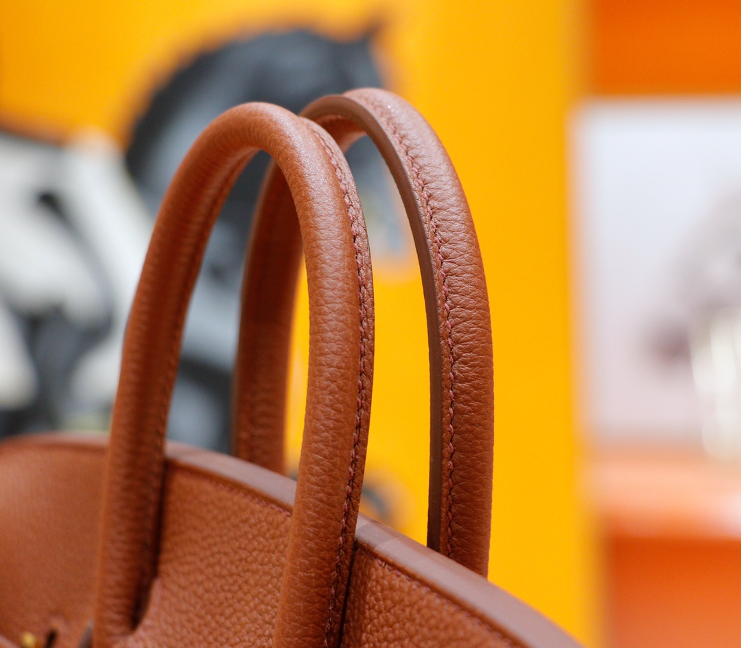 Hermès（爱马仕）Birkin 铂金包 古铜色 Togo 全手缝 金扣 25cm
