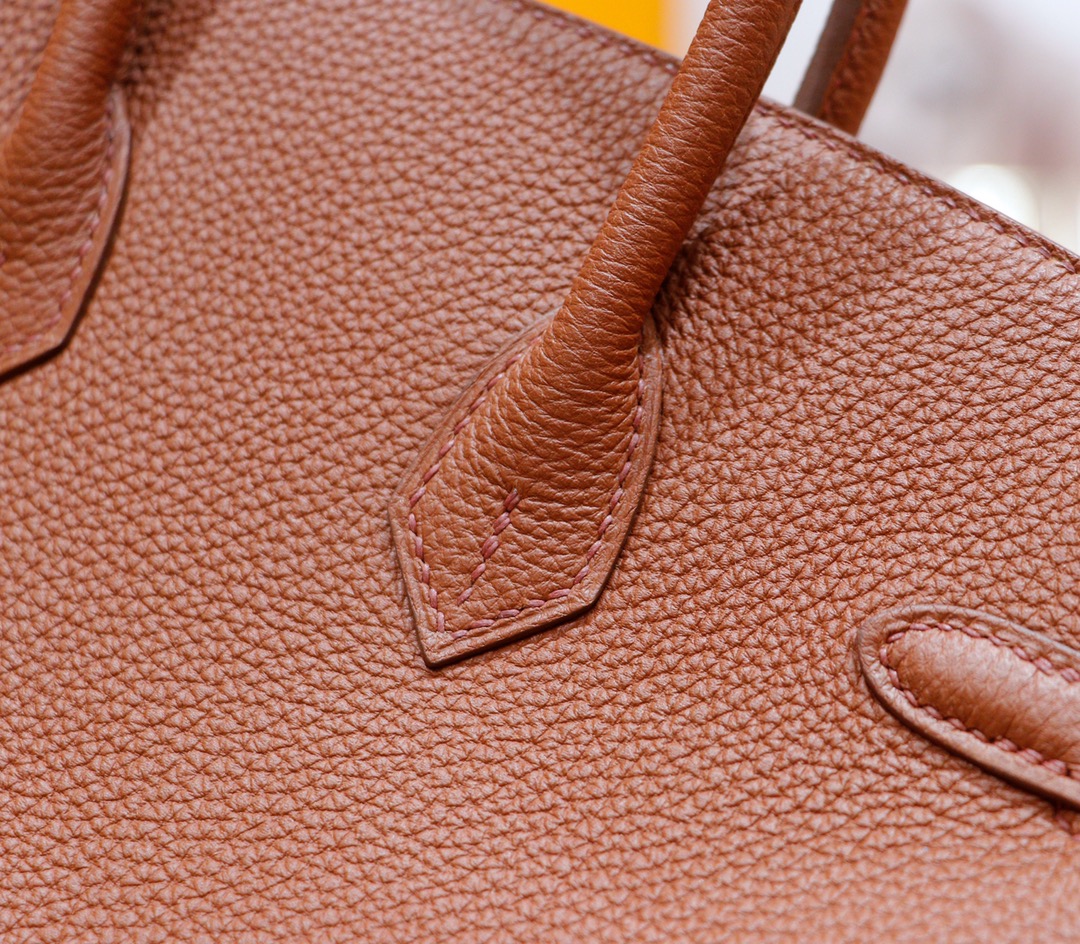 Hermès（爱马仕）Birkin 铂金包 古铜色 Togo 全手缝 金扣 25cm