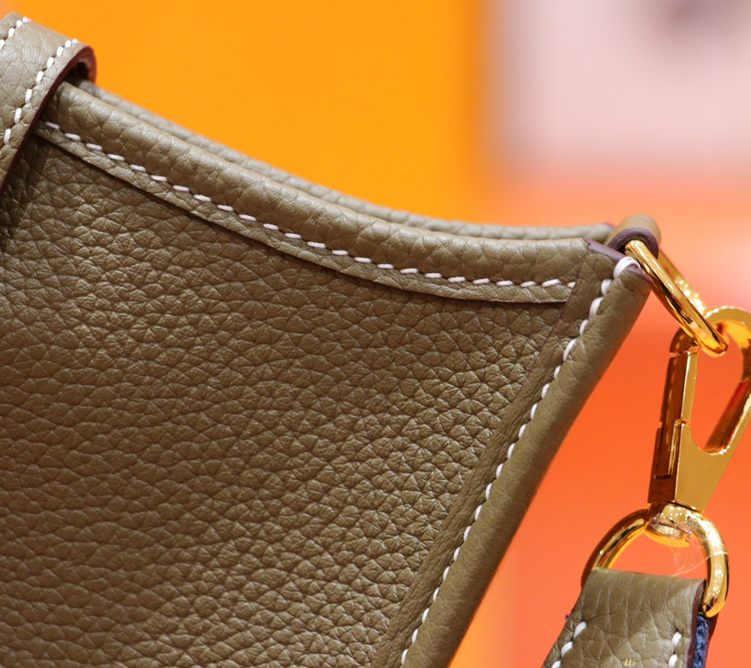 Hermès（爱马仕）Evelyne 伊芙琳 大象灰 Togo 全手缝 金扣 17cm