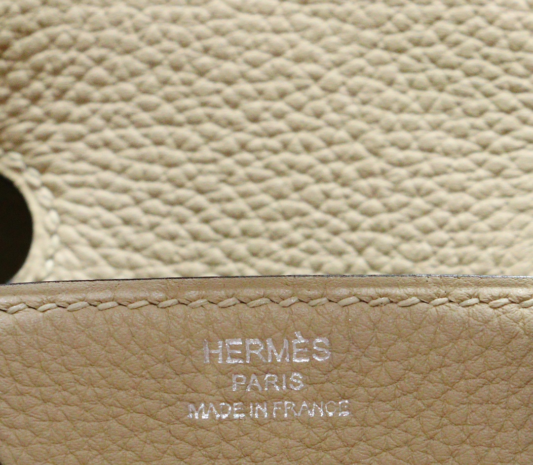 Hermès（爱马仕）Birkin 铂金包 风衣灰 Togo 全手缝 小牛皮 银扣 25cm