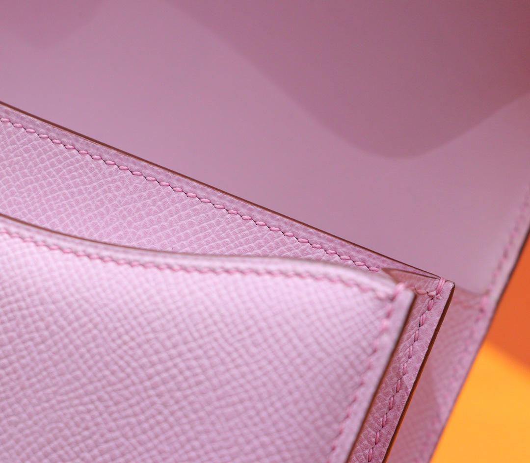 Hermès（爱马仕）Constance 康斯坦斯 锦葵紫 Epsom 全手缝 银扣 18cm