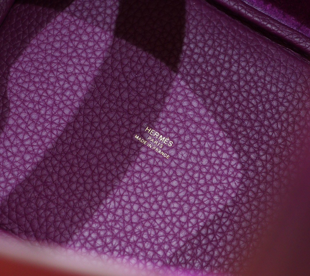 Hermès（爱马仕）Picotin 菜篮子 海葵紫 Togo 小牛皮 全手缝 金扣 18cm