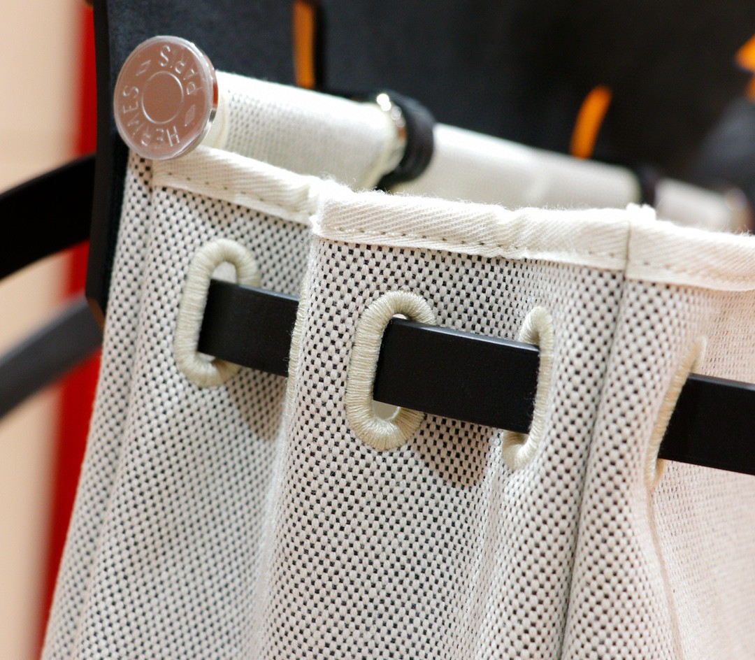 Hermès（爱马仕）Herbag 黑色 原版帆布 拼 原厂皮 最高版本 银扣 31cm