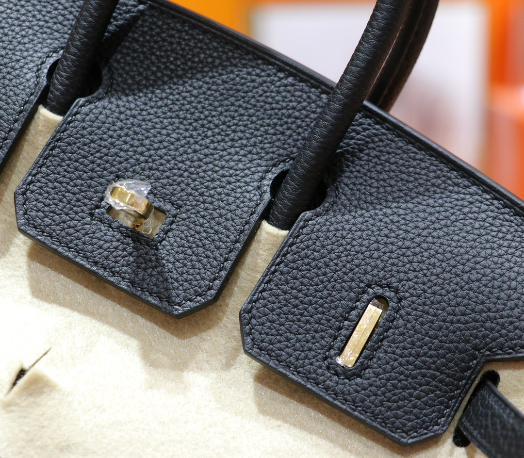 Hermès（爱马仕）Birkin 铂金包 黑色 Togo 全手缝 小牛皮 金扣 25cm