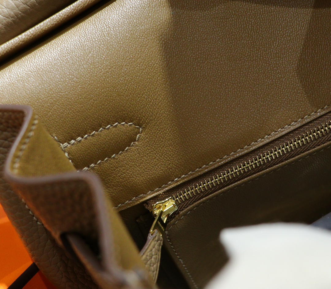 Hermès（爱马仕）Birkin 铂金包 威马犬米色 Togo 小牛皮 全手缝 金扣 30cm